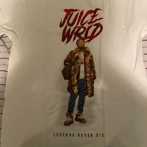 white juice wrld tee from spencer’s